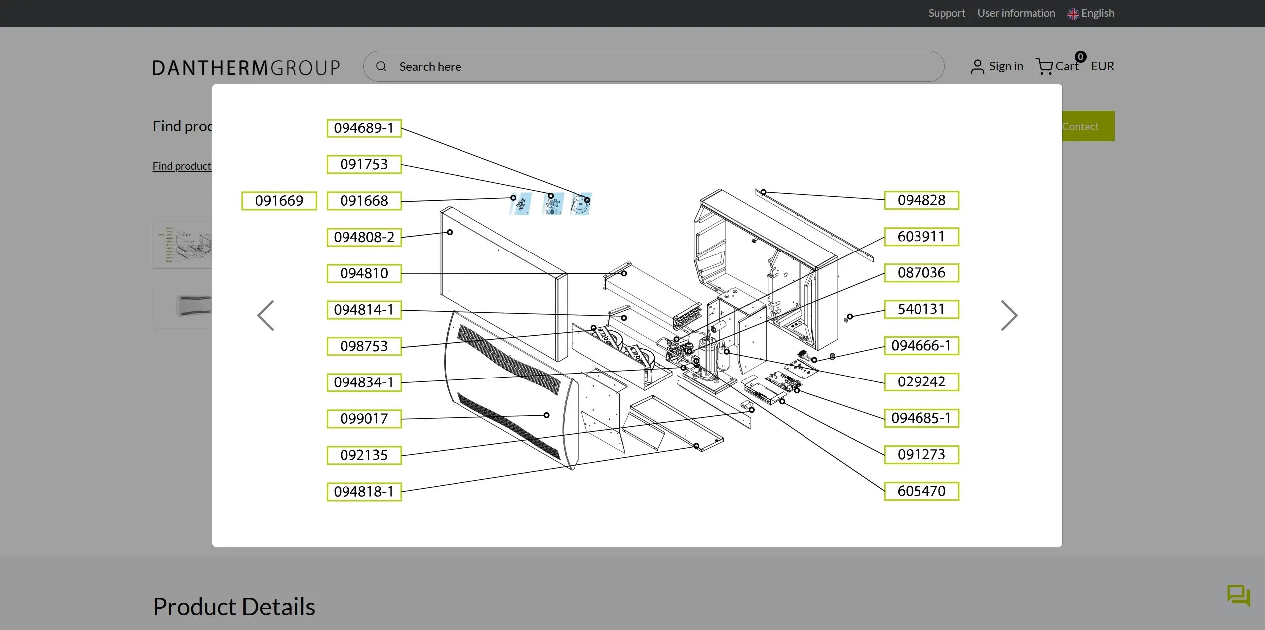 Dantherm_CDP70_exploded-view
