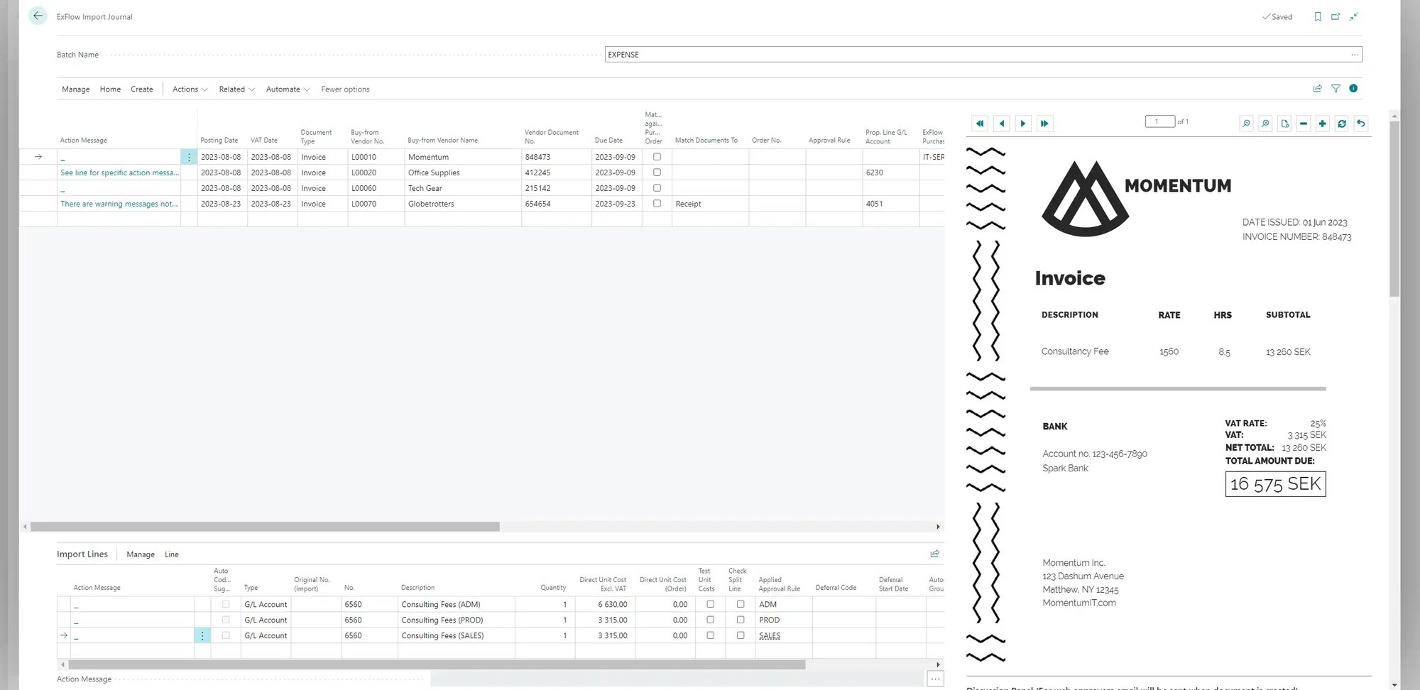 exflow-bc-import-validation