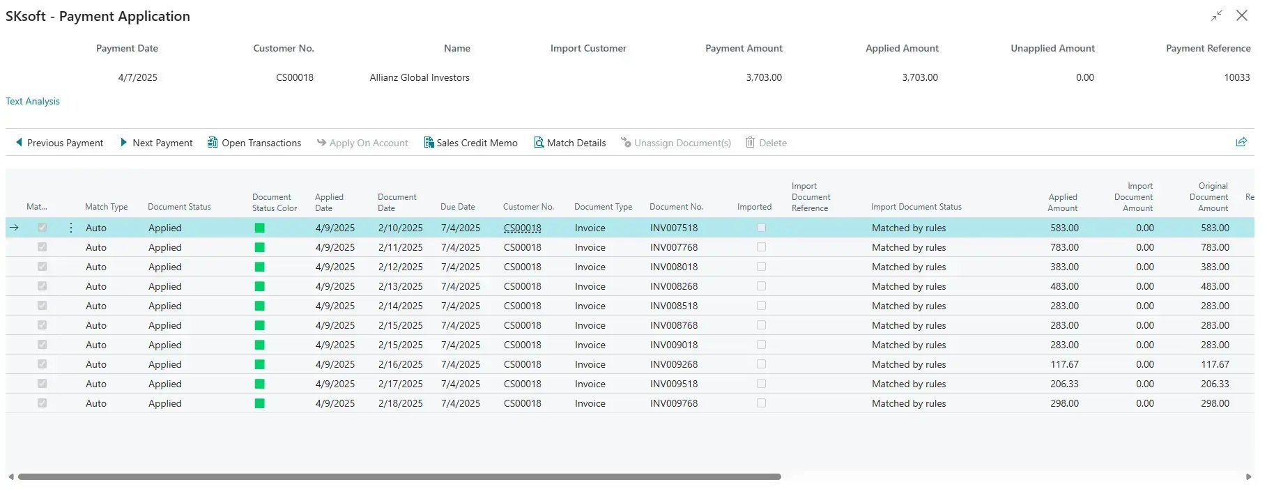 Cash Application Automation - BC