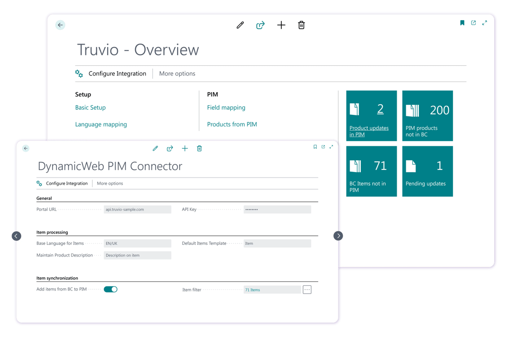 Truvio Website Design - PIM for BC