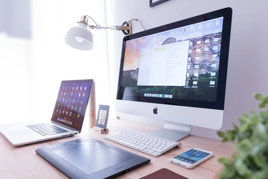 desktop monitor laptop mobile