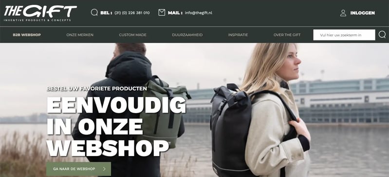 the gift homepage