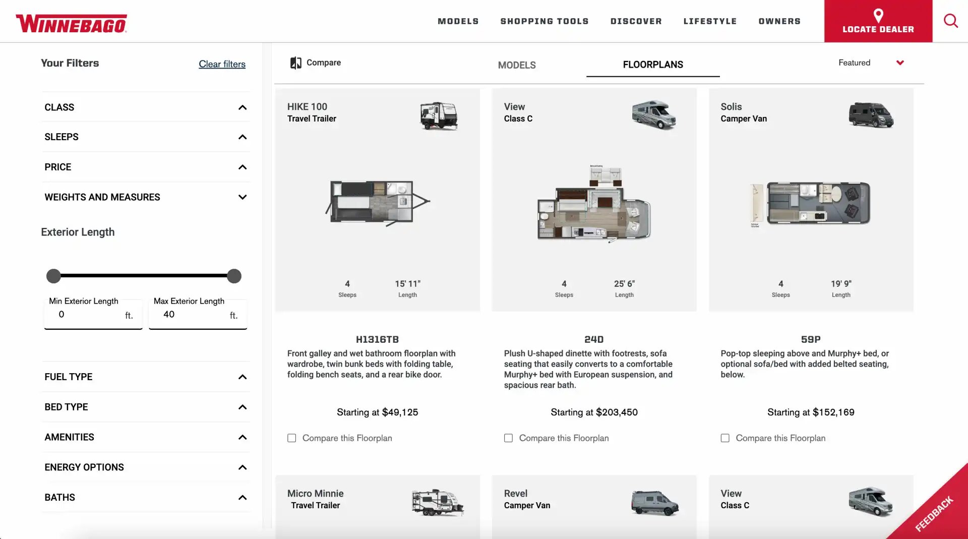 winnebago products